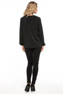 Bluzka Model T244/1 Black - Tessita Tessita Bluzka Model T244/1 Black - Tessita Tessita