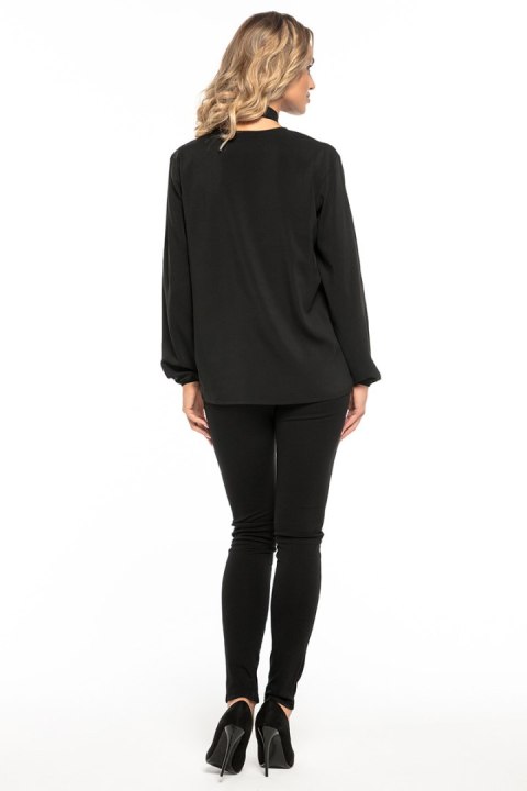 Bluzka Model T244/1 Black - Tessita Tessita Bluzka Model T244/1 Black - Tessita Tessita
