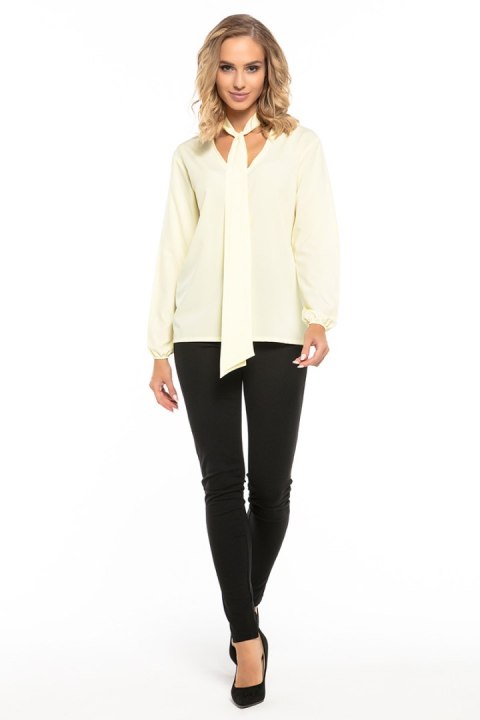 Bluzka Model T244/5 Yellow - Tessita Tessita Bluzka Model T244/5 Yellow - Tessita Tessita