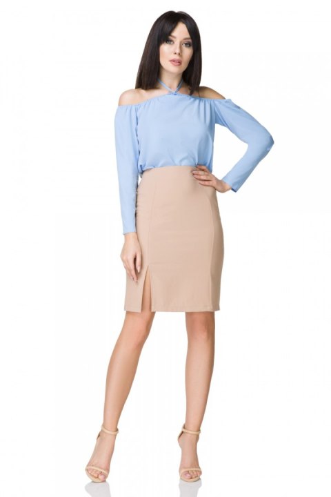 Bluzka model T199/2 Sky Blue - Tessita Tessita Bluzka model T199/2 Sky Blue - Tessita Tessita