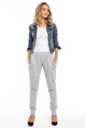 Spodnie Damskie Model T256/2 Light Grey - Tessita Tessita Spodnie Damskie Model T256/2 Light Grey - Tessita Tessita