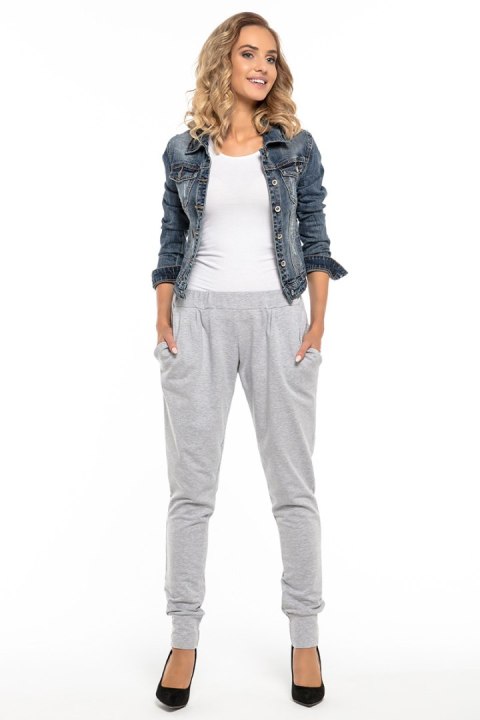Spodnie Damskie Model T256/2 Light Grey - Tessita Tessita Spodnie Damskie Model T256/2 Light Grey - Tessita Tessita