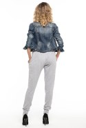 Spodnie Damskie Model T256/2 Light Grey - Tessita Tessita Spodnie Damskie Model T256/2 Light Grey - Tessita Tessita