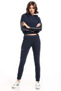 Spodnie Damskie Model T330/4 Navy - Tessita Tessita Spodnie Damskie Model T330/4 Navy - Tessita Tessita