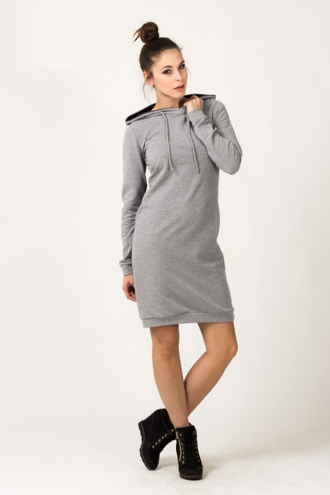 Sukienka Model Beata 2 Light Grey - Tessita Tessita Sukienka Model Beata 2 Light Grey - Tessita Tessita