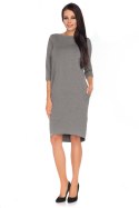 Sukienka Model Halina 4 Grey - Tessita Tessita Sukienka Model Halina 4 Grey - Tessita Tessita