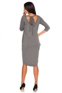 Sukienka Model Halina 4 Grey - Tessita Tessita Sukienka Model Halina 4 Grey - Tessita Tessita