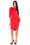 Sukienka Model Halina 6 Red - Tessita Tessita Sukienka Model Halina 6 Red - Tessita Tessita