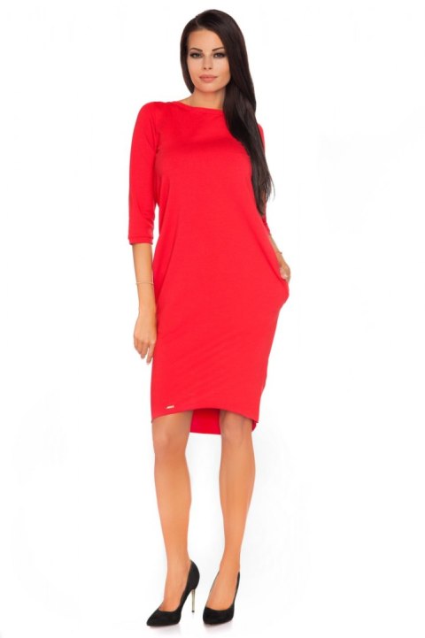 Sukienka Model Halina 6 Red - Tessita Tessita Sukienka Model Halina 6 Red - Tessita Tessita