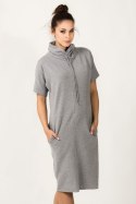 Sukienka Model Irmina 2 Light Grey - Tessita Tessita Sukienka Model Irmina 2 Light Grey - Tessita Tessita