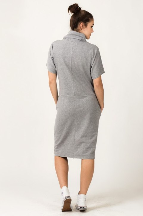Sukienka Model Irmina 2 Light Grey - Tessita Tessita Sukienka Model Irmina 2 Light Grey - Tessita Tessita