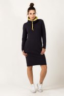 Sukienka Model Kaja 11 Navy/Yellow - Tessita Tessita Sukienka Model Kaja 11 Navy/Yellow - Tessita Tessita