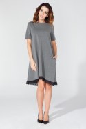 Sukienka Model T107 Grey - Tessita Tessita Sukienka Model T107 Grey - Tessita Tessita
