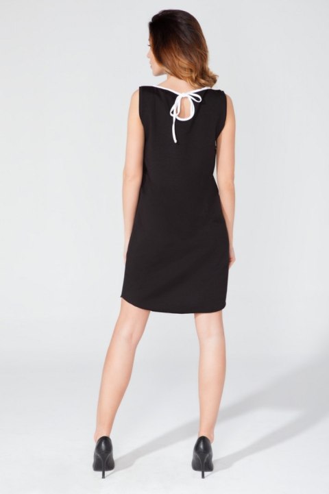 Sukienka Model T118 Black/White - Tessita Tessita Sukienka Model T118 Black/White - Tessita Tessita