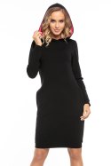 Sukienka Model T249/2 Black/Pink - Tessita Tessita Sukienka Model T249/2 Black/Pink - Tessita Tessita