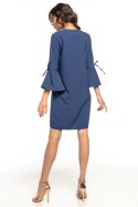 Sukienka Model T273/4 Navy - Tessita Tessita Sukienka Model T273/4 Navy - Tessita Tessita