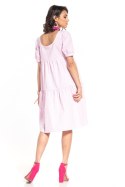 Sukienka Model T338/3 Pink - Tessita Tessita Sukienka Model T338/3 Pink - Tessita Tessita