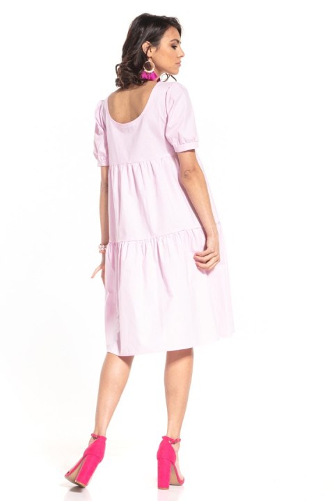 Sukienka Model T338/3 Pink - Tessita Tessita Sukienka Model T338/3 Pink - Tessita Tessita