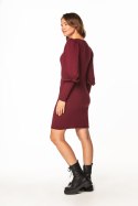 Sukienka Model T366/8 Bordo - Tessita Tessita Sukienka Model T366/8 Bordo - Tessita Tessita