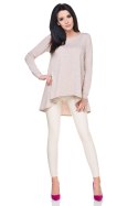 Tunika Model T174 Beige/Gold - Tessita Tessita Tunika Model T174 Beige/Gold - Tessita Tessita
