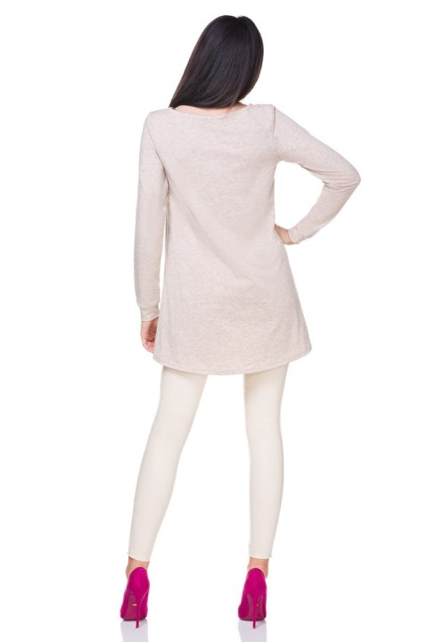 Tunika Model T174 Beige/Gold - Tessita Tessita Tunika Model T174 Beige/Gold - Tessita Tessita