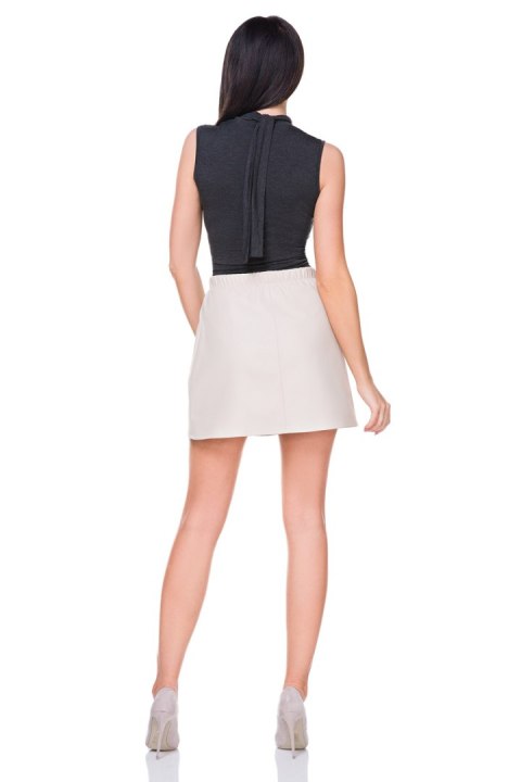 Bluzka Model T167 Dark Grey - Tessita Tessita Bluzka Model T167 Dark Grey - Tessita Tessita