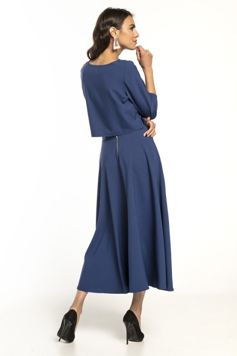 Bluzka Model T286/4 Navy - Tessita Tessita Bluzka Model T286/4 Navy - Tessita Tessita