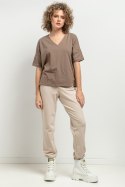 Bluzka Model T393/6 Cappuccino - Tessita Tessita Bluzka Model T393/6 Cappuccino - Tessita Tessita