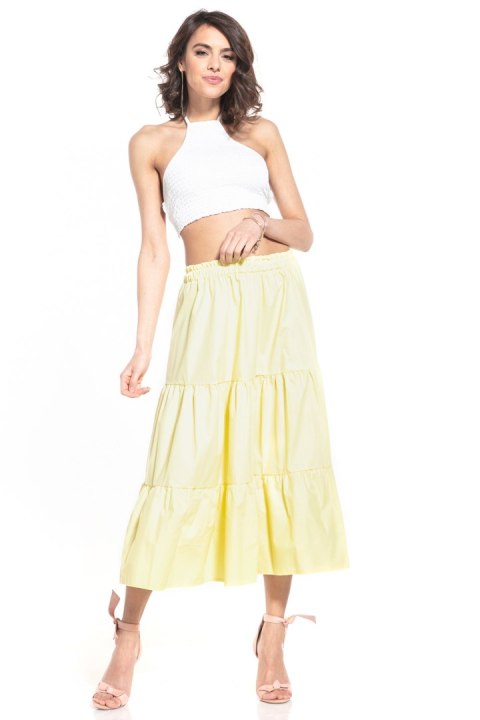Spódnica Model T339/2 Yellow - Tessita Tessita Spódnica Model T339/2 Yellow - Tessita Tessita