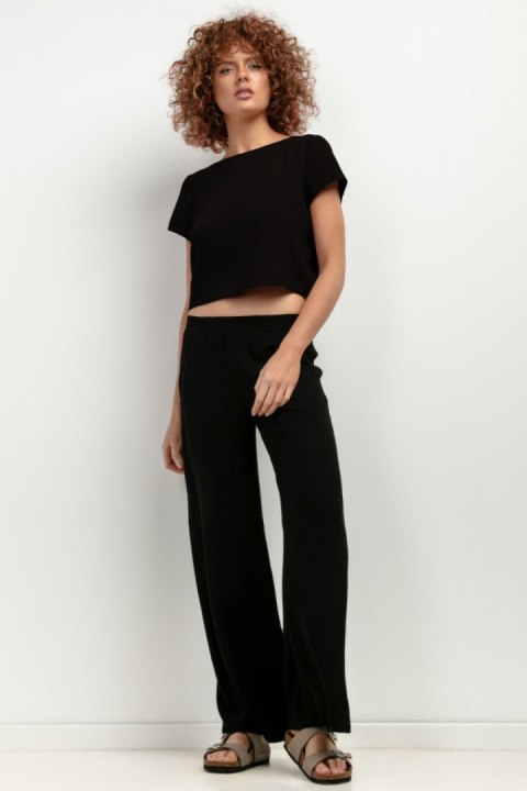 Spodnie Damskie Model T404 Black - Tessita Tessita Spodnie Damskie Model T404 Black - Tessita Tessita