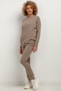 Spodnie Dresowe Model T383/6 Cappuccino - Tessita Tessita Spodnie Dresowe Model T383/6 Cappuccino - Tessita Tessita