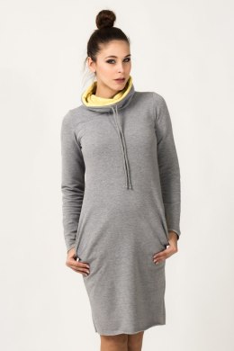 Sukienka Model Kaja 8 Light Grey/Yellow - Tessita Tessita