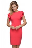 Sukienka Model T165/5 Coral - Tessita Tessita Sukienka Model T165/5 Coral - Tessita Tessita
