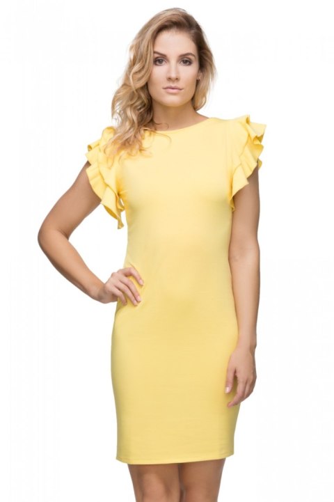 Sukienka Model T165/6 Yellow - Tessita Tessita Sukienka Model T165/6 Yellow - Tessita Tessita