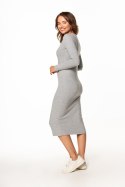 Sukienka Model T365/2 Light Grey - Tessita Tessita Sukienka Model T365/2 Light Grey - Tessita Tessita