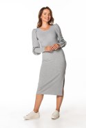 Sukienka Model T367/2 Light Grey - Tessita Tessita Sukienka Model T367/2 Light Grey - Tessita Tessita