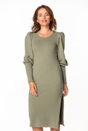 Sukienka Model T367/9 Khaki - Tessita Tessita Sukienka Model T367/9 Khaki - Tessita Tessita