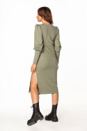 Sukienka Model T367/9 Khaki - Tessita Tessita Sukienka Model T367/9 Khaki - Tessita Tessita