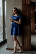 Sukienka Model T374/4 Navy - Tessita Tessita Sukienka Model T374/4 Navy - Tessita Tessita