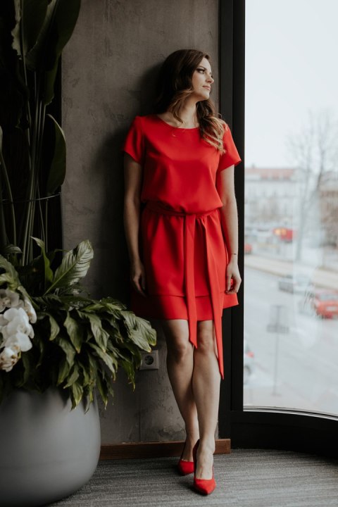 Sukienka Model T374/5 Malina - Tessita Tessita Sukienka Model T374/5 Malina - Tessita Tessita