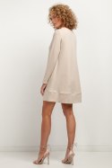 Sukienka Model T378/3 Light Beige - Tessita Tessita Sukienka Model T378/3 Light Beige - Tessita Tessita