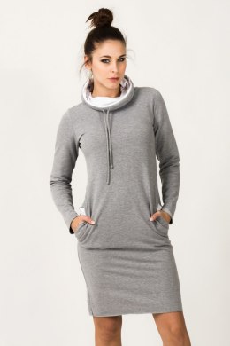 Sukienka model Kaja Light Gray/White - Tessita Tessita