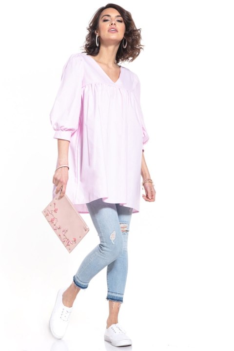 Tunika Model T341/3 Pink - Tessita Tessita Tunika Model T341/3 Pink - Tessita Tessita