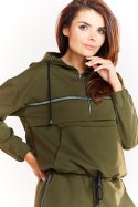 Bluza Damska Model M228 Khaki - Infinite You Infinite You Bluza Damska Model M228 Khaki - Infinite You Infinite You