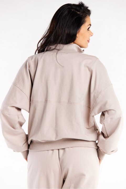 Bluza Damska Model M316 Beige - Infinite You Infinite You Bluza Damska Model M316 Beige - Infinite You Infinite You