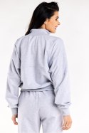 Bluza Damska Model M316 Grey - Infinite You Infinite You Bluza Damska Model M316 Grey - Infinite You Infinite You