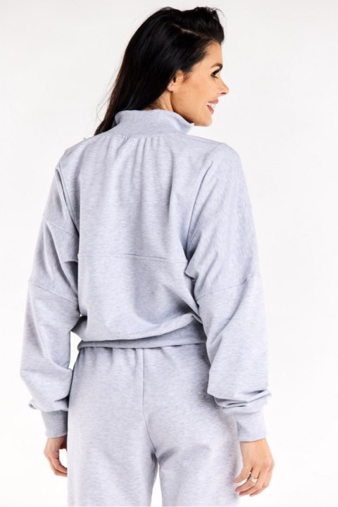 Bluza Damska Model M316 Grey - Infinite You Infinite You Bluza Damska Model M316 Grey - Infinite You Infinite You
