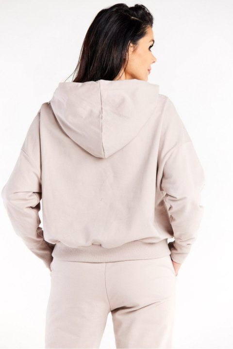 Bluza Damska Model M318 Beige - Infinite You Infinite You Bluza Damska Model M318 Beige - Infinite You Infinite You