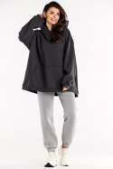 Bluza Damska Model M323 Grafit - Infinite You Infinite You Bluza Damska Model M323 Grafit - Infinite You Infinite You