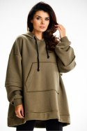 Bluza Damska Model M332 Khaki - Infinite You Infinite You Bluza Damska Model M332 Khaki - Infinite You Infinite You
